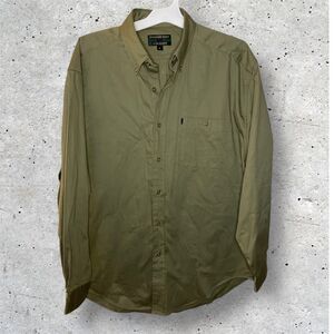 Vintage Colours by Alexander Julian Green Striped Button Up Shirt Size Large